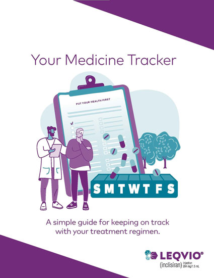 LEQVIO Medicine Tracker.